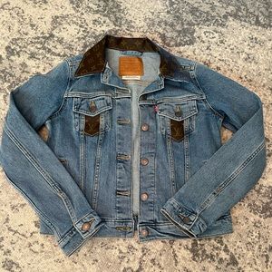 Levi’s jacket with Louis Vuitton patching